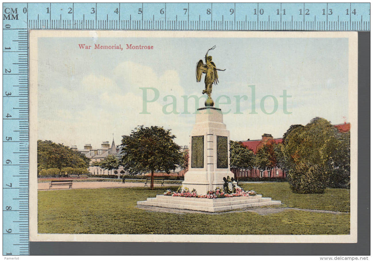 Angus -  War Memorial , Hope Paton Park, Mid Links, Montrose, Unveiled On 10 June 1922 - Angus