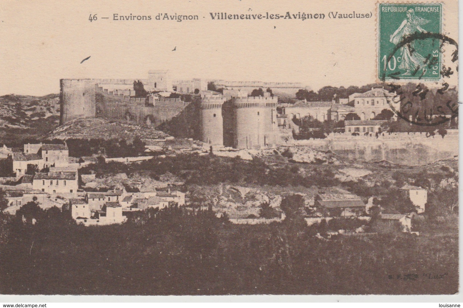 18 / 8 / 79. - VILLENEUVE  LÈS  AVIGNON. ( 30 )  - VUE GÉNÉRALE - Villeneuve-lès-Avignon