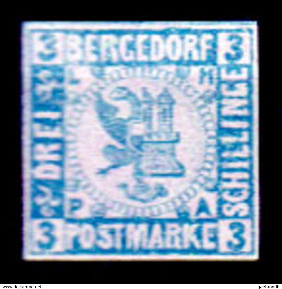 Germania-F400 - Bergedorf 1861-67 (sg) NG - Senza Difetti Occulti. - Bergedorf