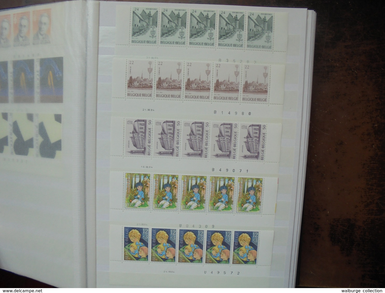 BELGIQUE BEAU LOT DE STOCK NEUF 493 EURO DE NOMINALE 1984-1990 (2193) 2 KILOS 350 - Collections