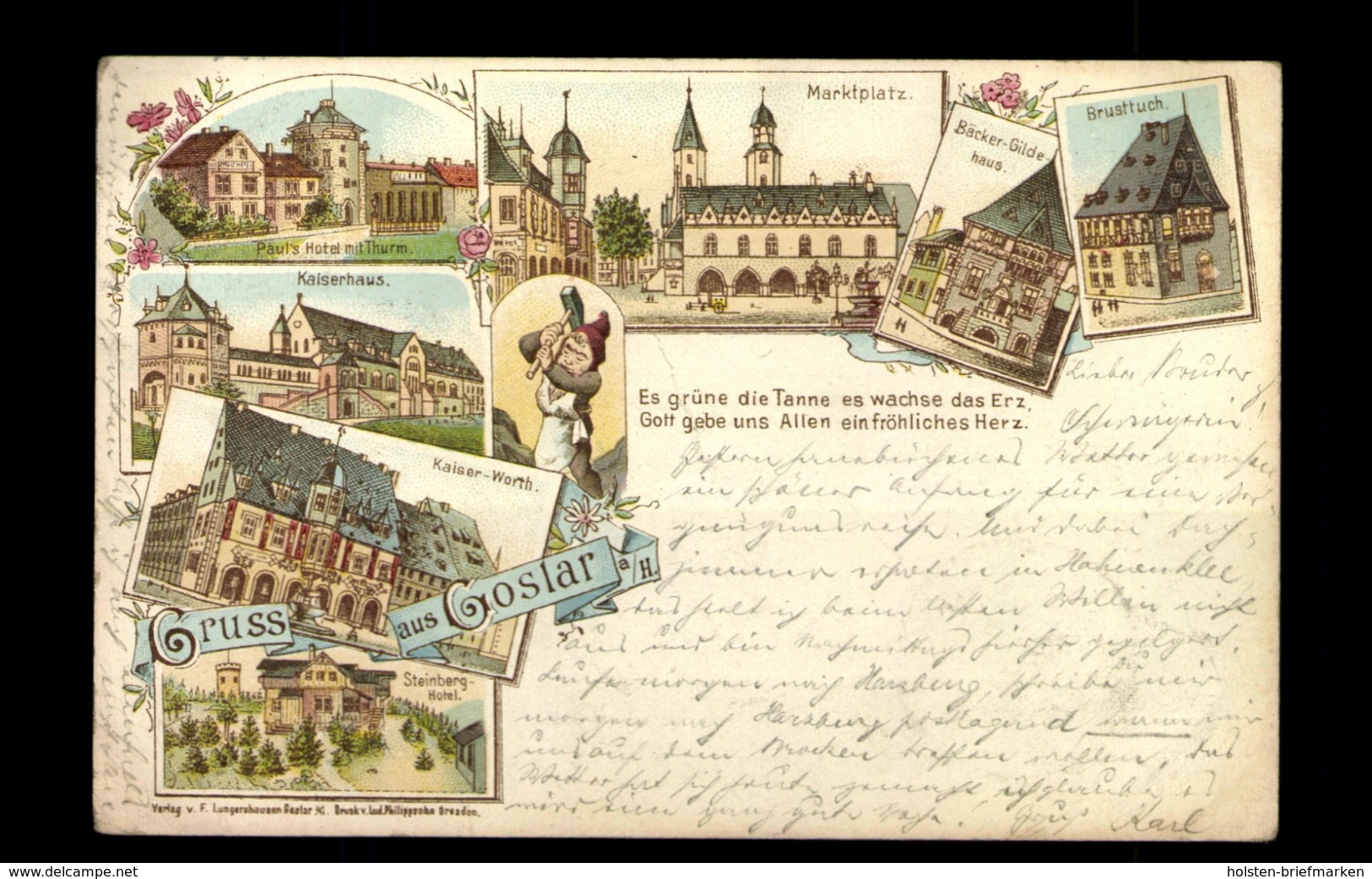 Goslar, Paul's Hotel, Steinberg Hotel, Marktplatz ... - Autres & Non Classés