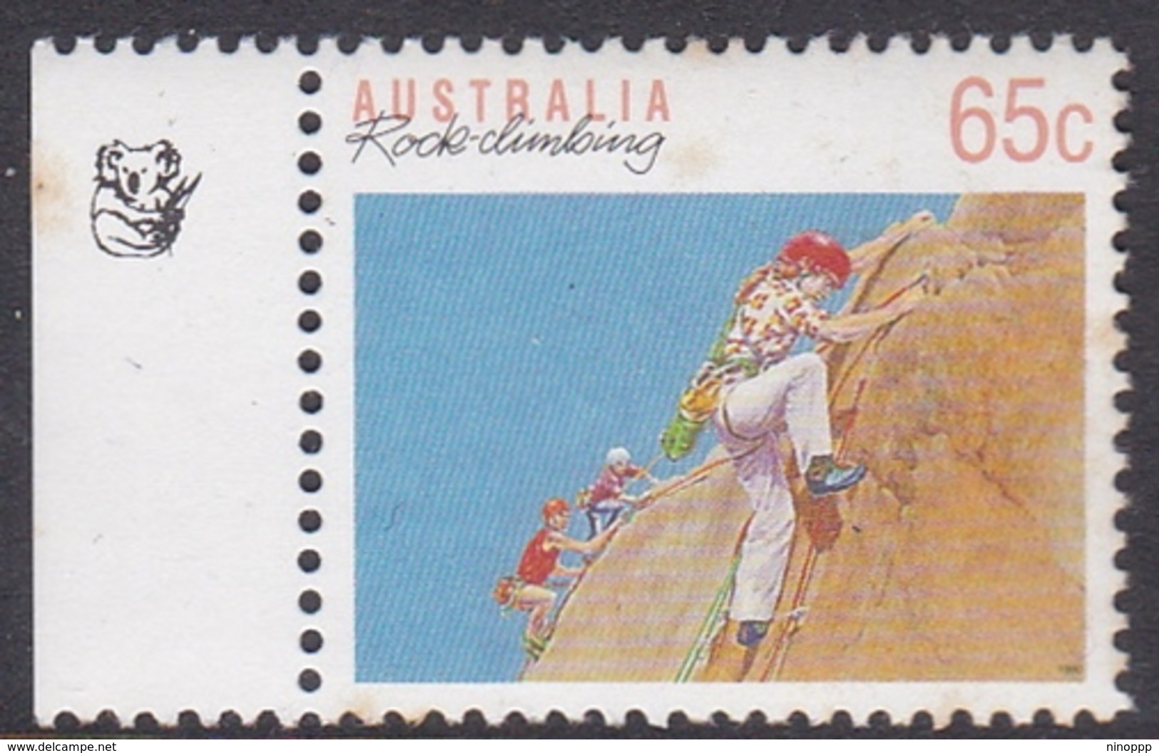 Australia ASC 1230a 1990 Sports 65c Rock Climbing 1 Koala, Mint Never Hinged - Prove & Ristampe