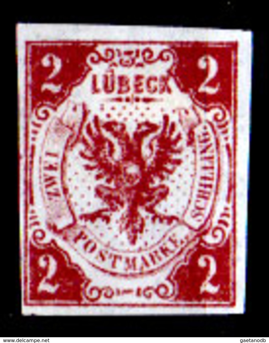 Germania-F403 - Lubecca 1859 (sg) NG - Senza Difetti Occulti. - Lübeck