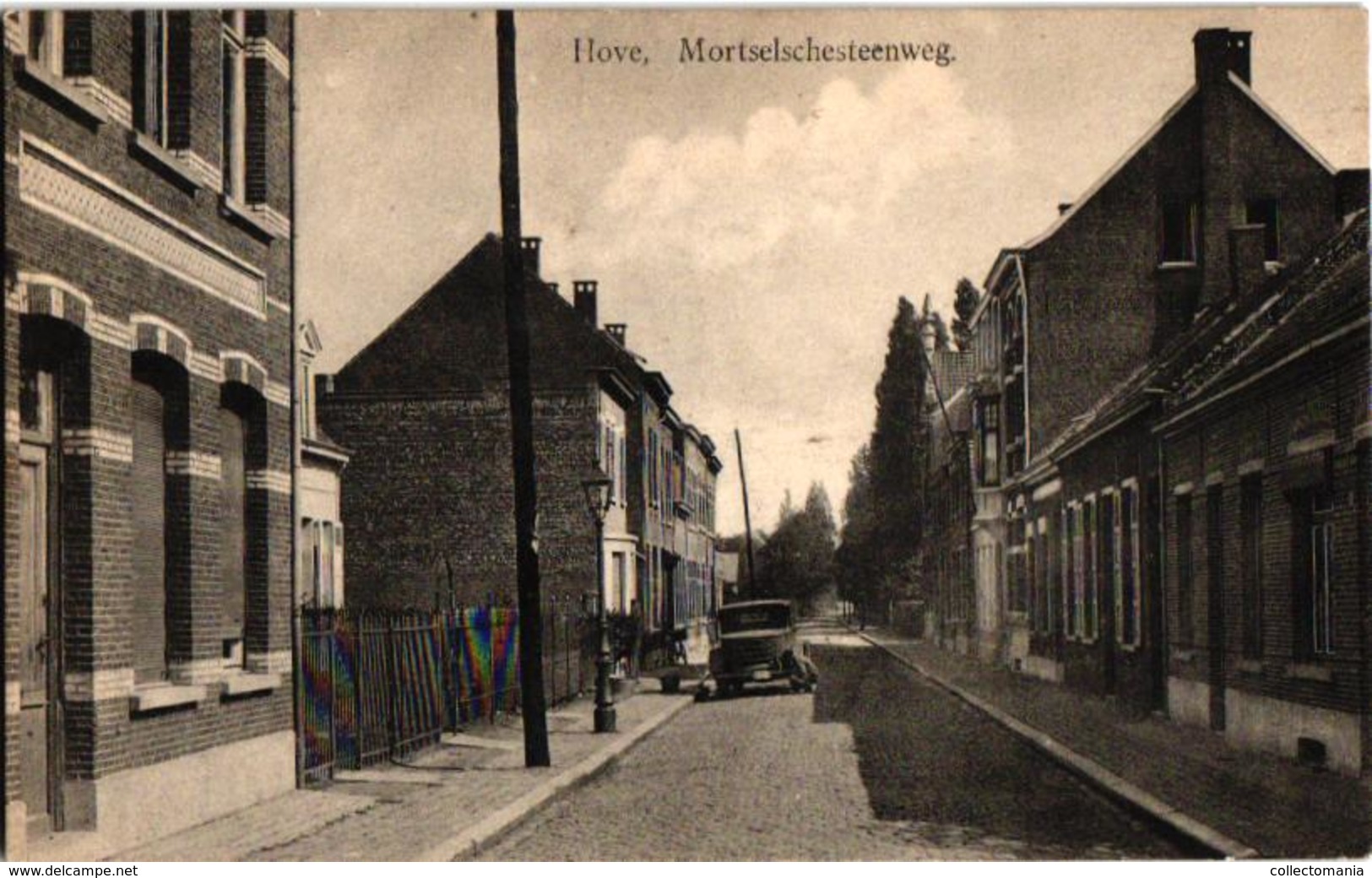 1 Postkaart  Hove  Mortselsesteenweg  Mortelschesteenweg   1933 - Hove