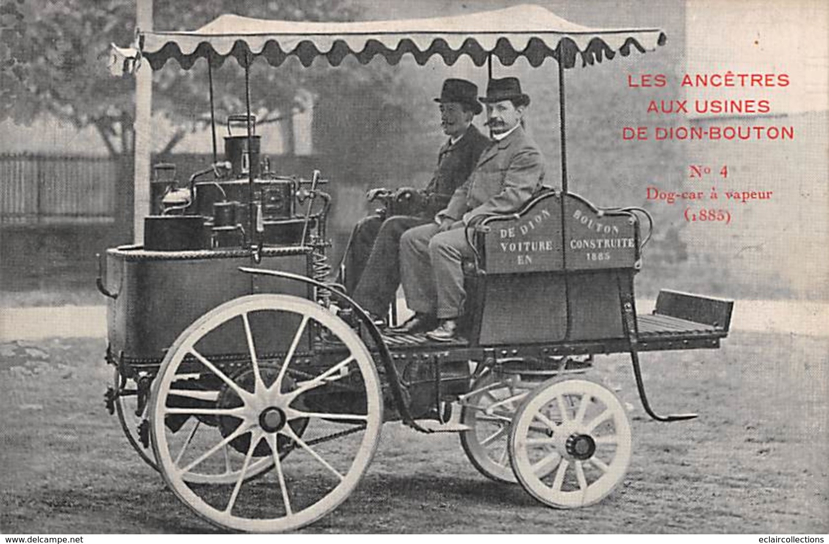 Puteaux     92     Les Ancêtres Aux Usines De Dion-Bouton - Dog Car à Vapeur (1885) (voir Scan) - Puteaux