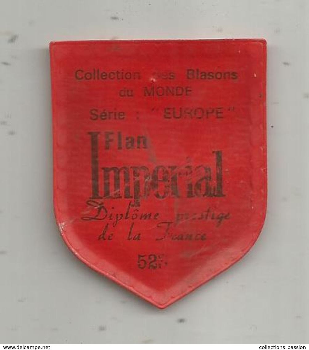 écusson Plastifié , FLAN IMPERIAL , Collection Des Blasons De France , Série: Europe , N° 523, Vienne, Autriche - Autres & Non Classés