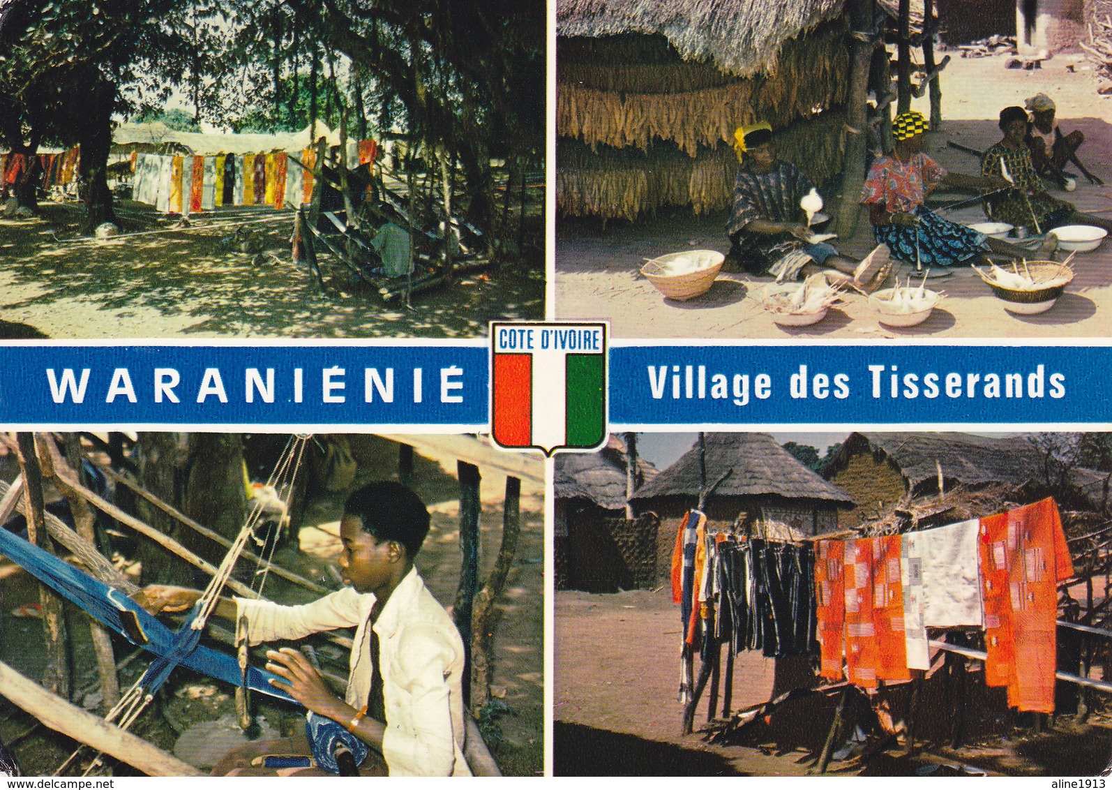 CÔTE D'IVOIRE / WARANIENIE / VILLAGE DE TISSERANDS / MULTIVUES - Côte-d'Ivoire