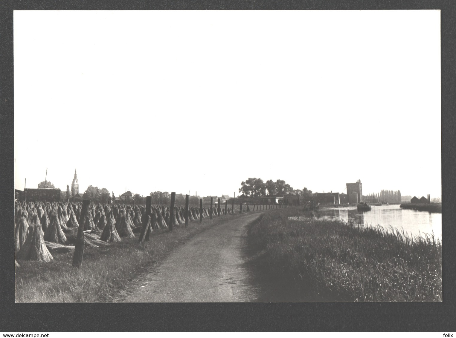 Kuurne - Langs De Leie - Vlas - Vlashaard / Torréfaction Du Lin - Fotokaart - Nieuwstaat - Kuurne