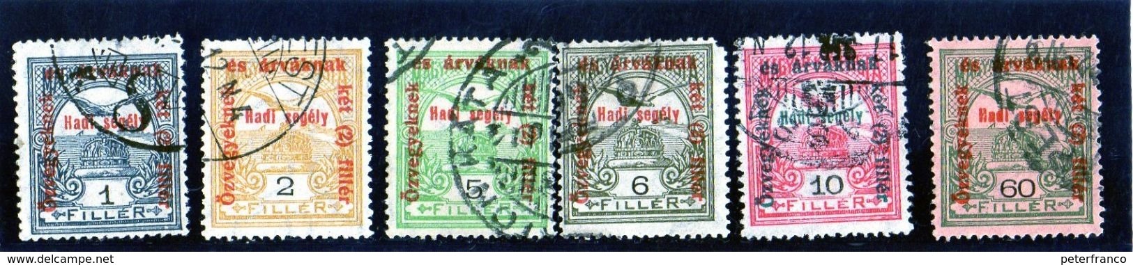 B - 1915 Ungheria - Aiuti Militari - Used Stamps