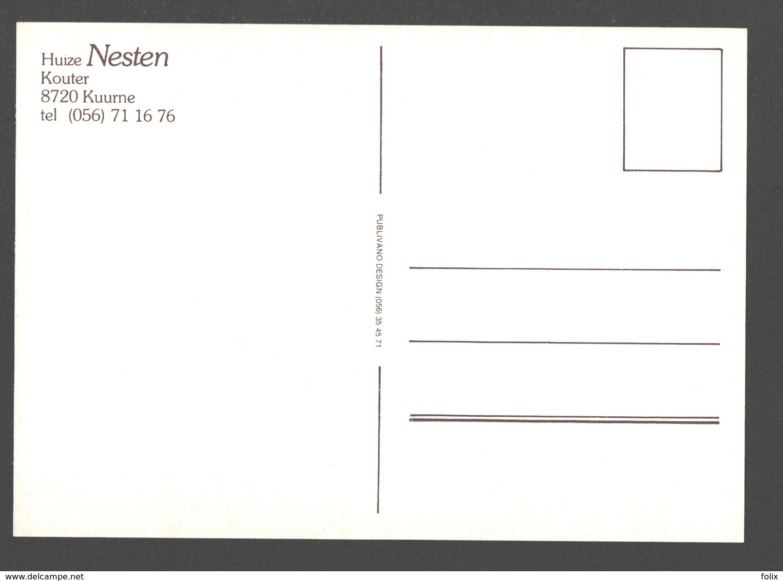 Kuurne - Huize Nesten, Kouter - Groetjes Uit Kuurne - Cunstcouter - Nieuwstaat - Kuurne