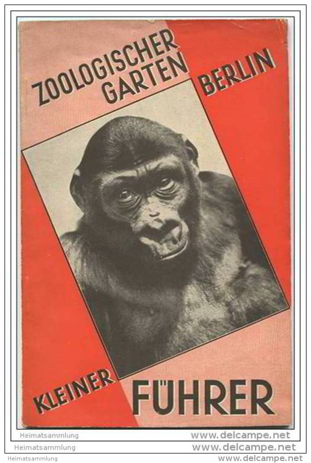 Deutschland - Zoologischer Garten Berlin - Kleiner Führer 1930 - Von Prof. Dr. L. Heck - 52 Seiten Mit Unzähligen - Tourism Brochures