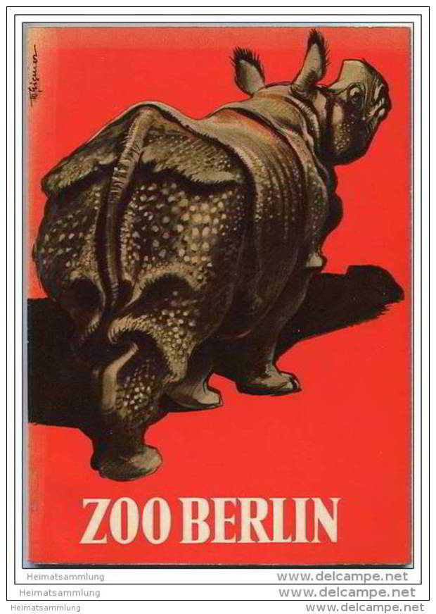 Deutschland - Wegweiser Durch Den Zoologischen Garten Berlin 1961 - Bearbeitet Vom Wissenschaftlichen Direktor Dr. - Reiseprospekte