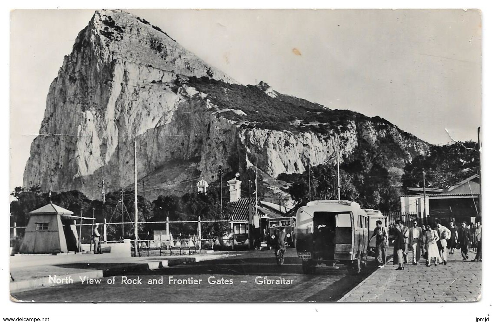 North View Of Rock And Frontier Gates - Gibraltar - The Rock Photographic Studio - 1959 - Gibraltar