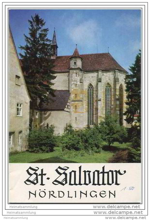 Nördlingen - Katholische Pfarrkirche St. Salvator - 20 Seiten Mit 7 Abbildungen - Herausgeber Kath. Stadtpfarramt - Architectuur