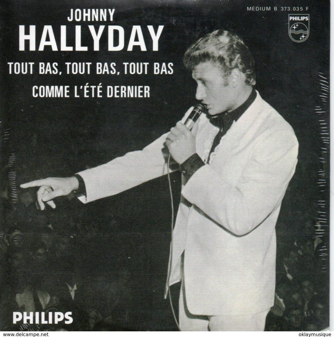 Single De Johnny Hallyday 1962 Tout Bas,tout Bas,tout Bas - Autres & Non Classés