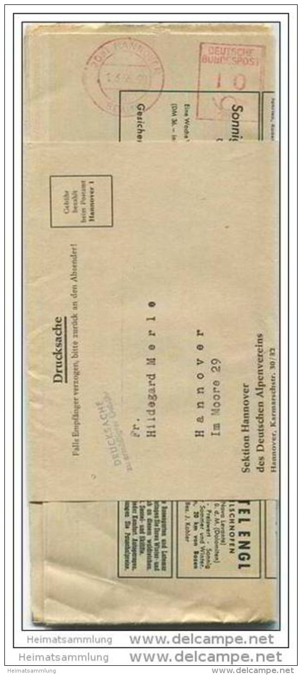 Mitteilungen Des Deutschen Alpenvereins - Sonderausgabe Für Alle Mitglieder Dezember 1955 - 16 Seiten DinA4 Format - Hobbies & Collections