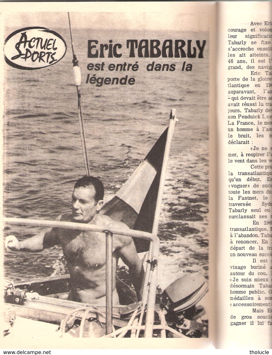 Super West-Poche-Article De 2 Pages Sur Eric Tabarly (photo)-football-Finale Coupe De France 1977-Saint-Etienne-Reims - Andere Tijdschriften