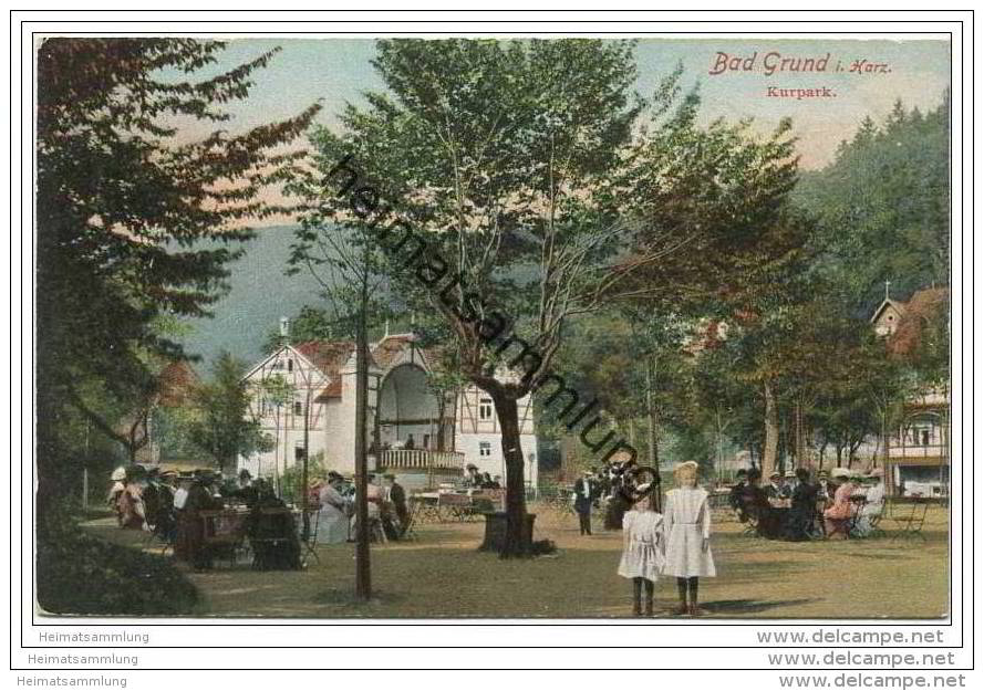 Bad Grund (Oberharz) - Kurpark Ca. 1910 - Bad Grund