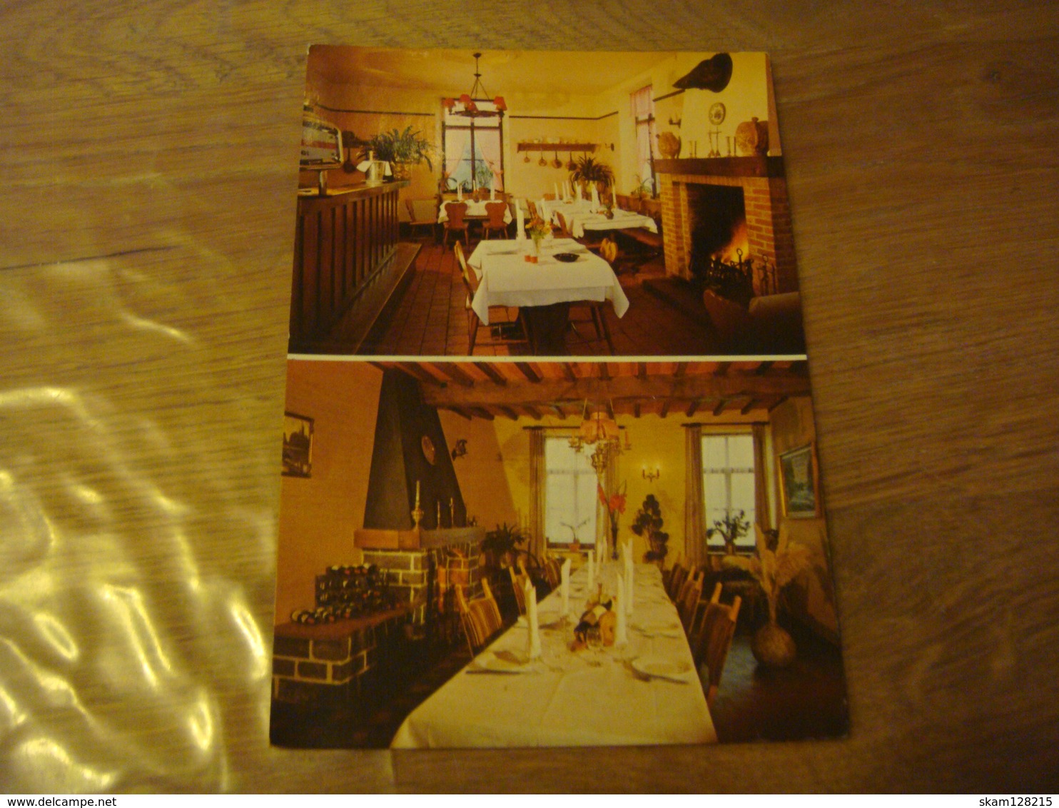 Vieille Carte Publiciataire Pour L'hôtel Restaurant Le Clos Normand MACQUENOISE ( Momignies ) Route Hirson - Momignies