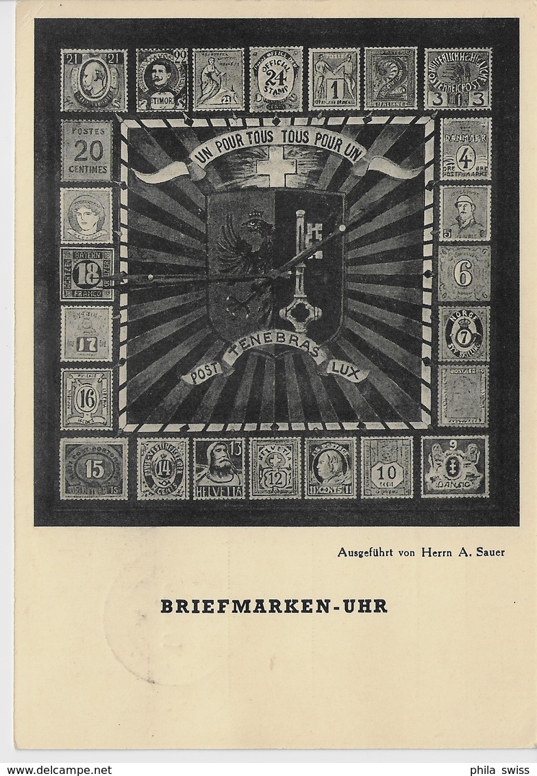 1941 Geneve Maison Genevoise Salon Du Timbre 29.X.41 Genfer Ausstellung 252/386 - Marcophilie