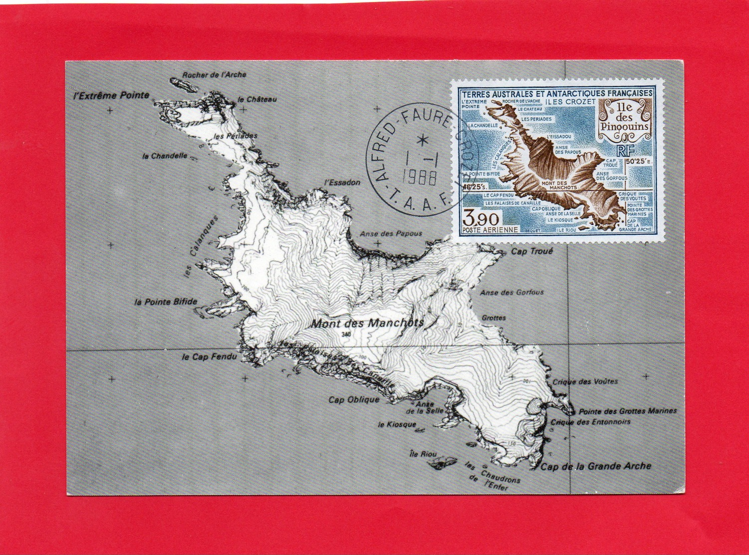 Carte En 1° Jour ( Ile Des Pingouins ) - FDC