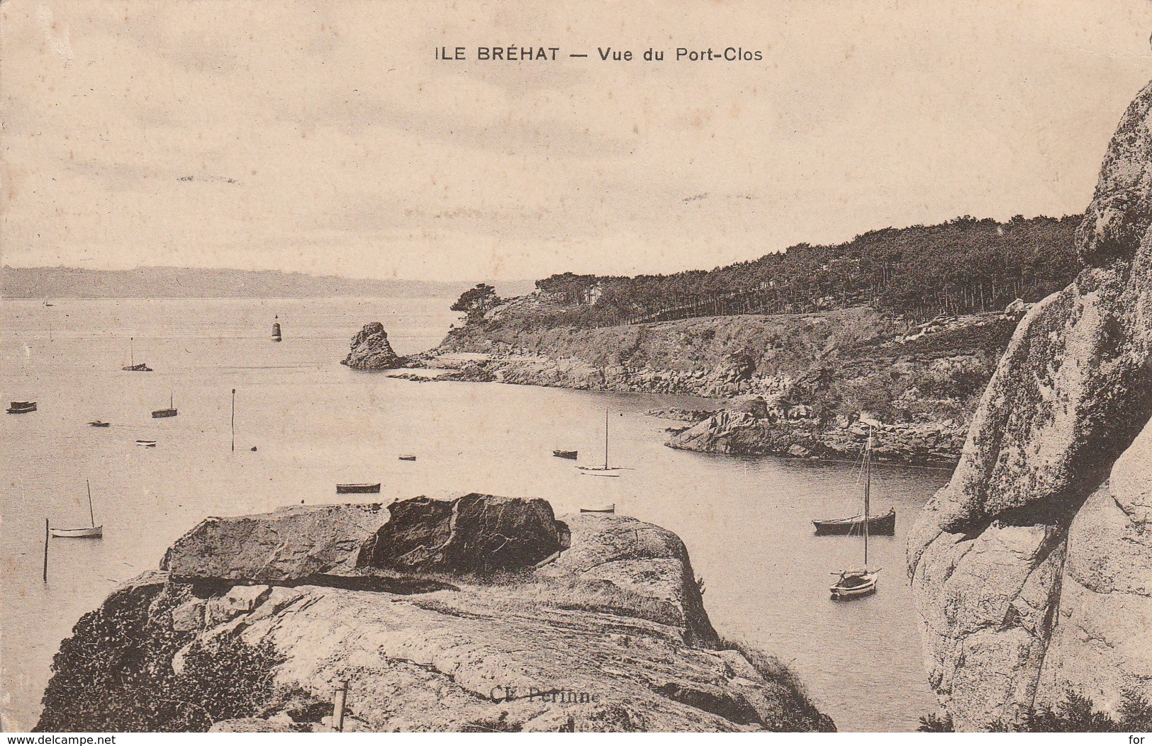 Cotes D'armor : ILE De BREHAT : Vue Du Port-clos - Ile De Bréhat