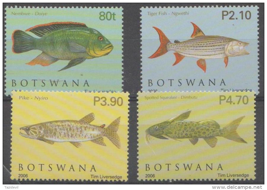 BOTSWANA - 2006 Fish. Scott 814-817. MNH - Botswana (1966-...)