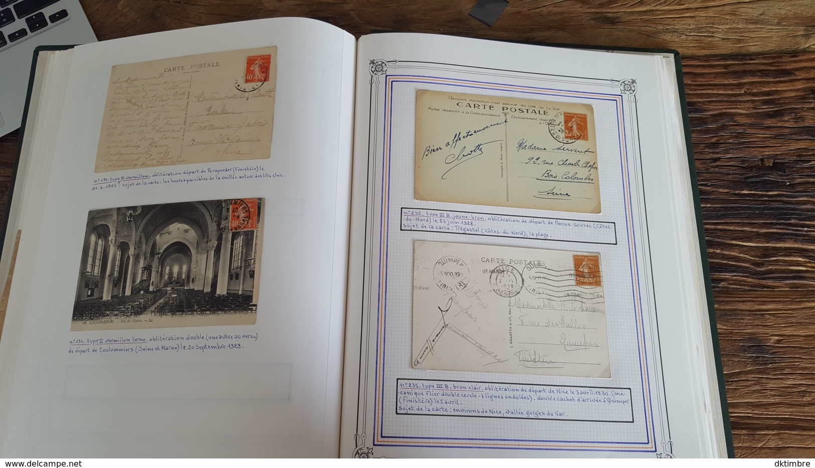 LOT 410015 ALBUM TIMBRE DE FRANCE OBLITERE SUPERBE ETUDE DETAILLE GROSSE COTE PORT A 10 EUROS