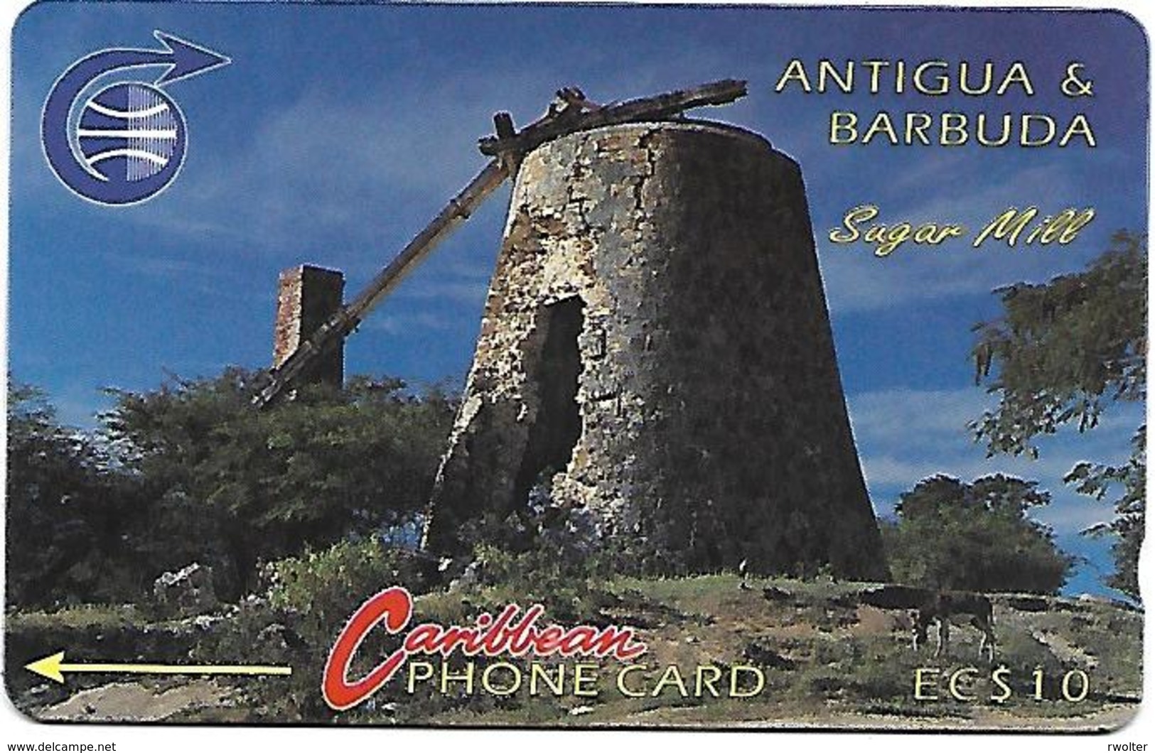 @+ Antigua & Barbuda - Sugar Mill - 6CATA... Ref : ANT-6A - Antigua Y Barbuda