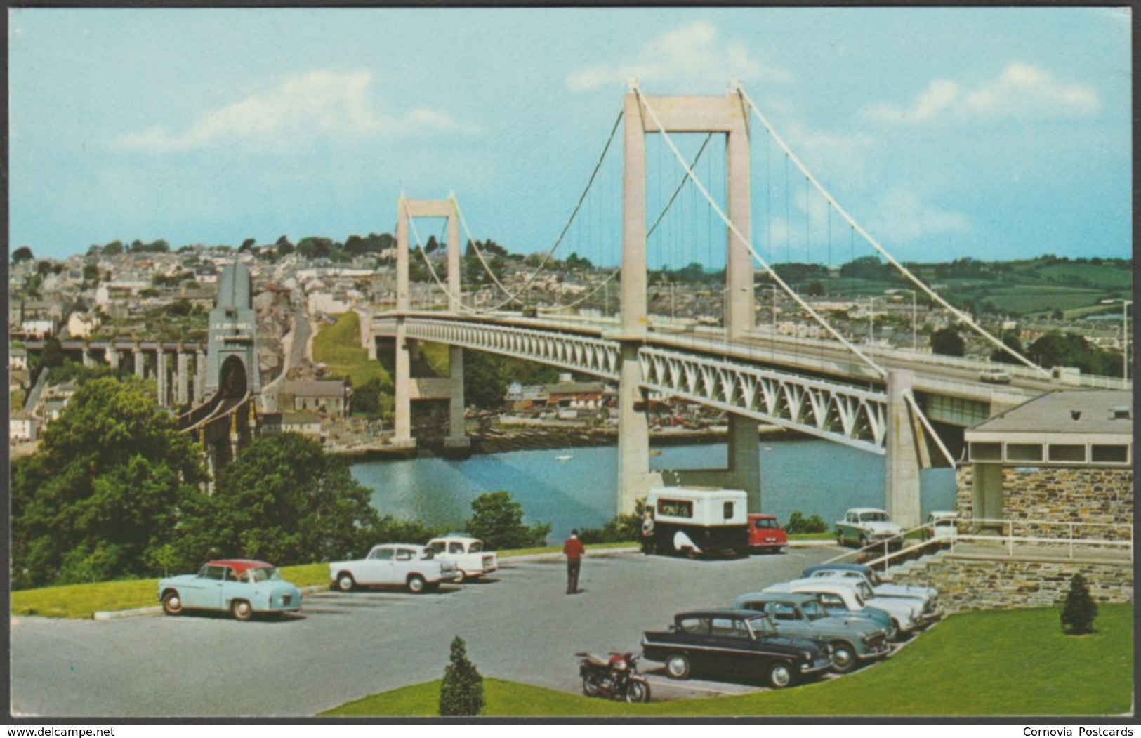 Tamar Bridge, Plymouth, Devon, C.1960s - Postcard - Plymouth