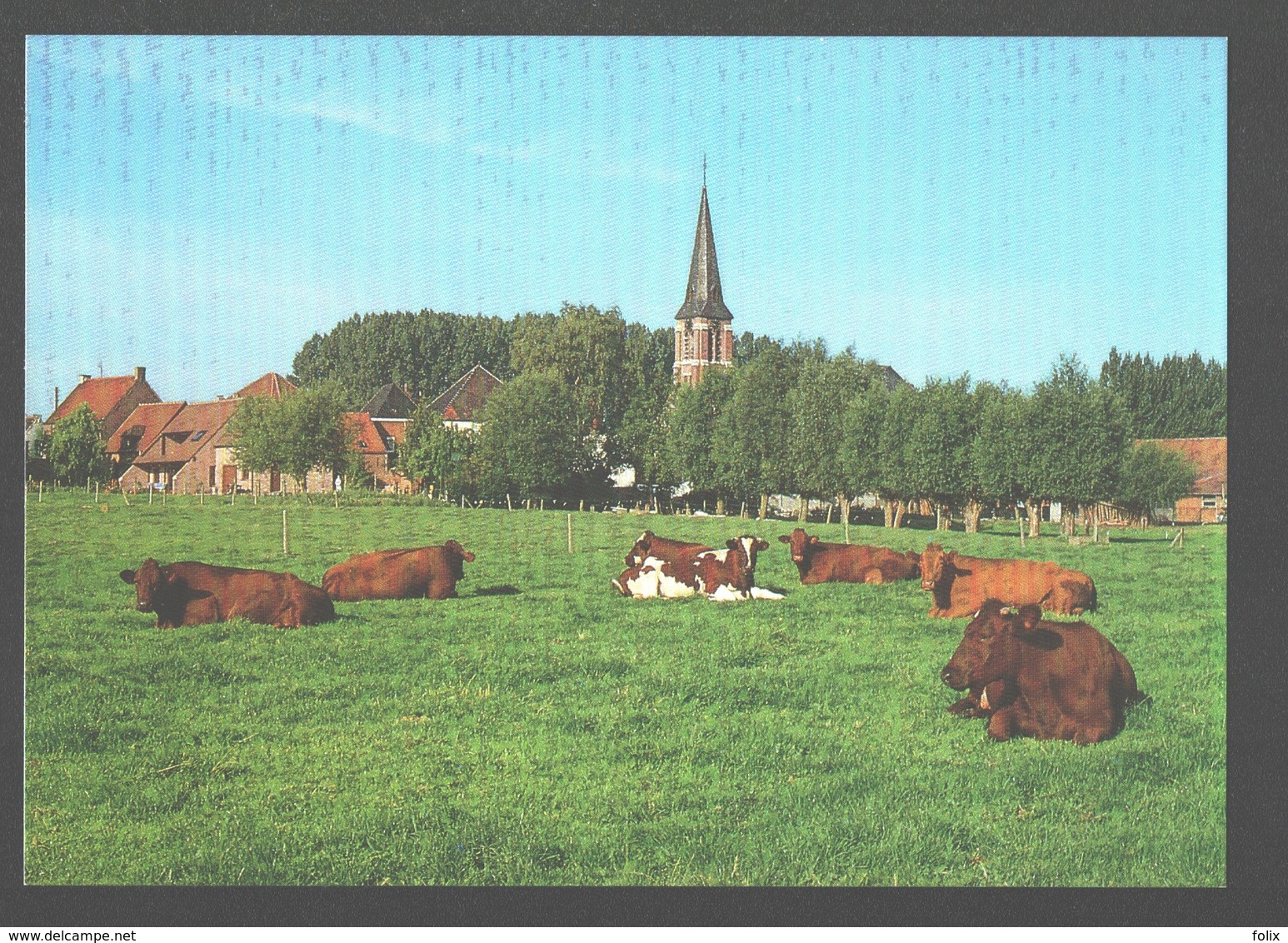 Deerlijk - Zicht Op Sint-Lodewijk - Koeien / Vache / Cow / Kuh - Nieuwstaat - Deerlijk