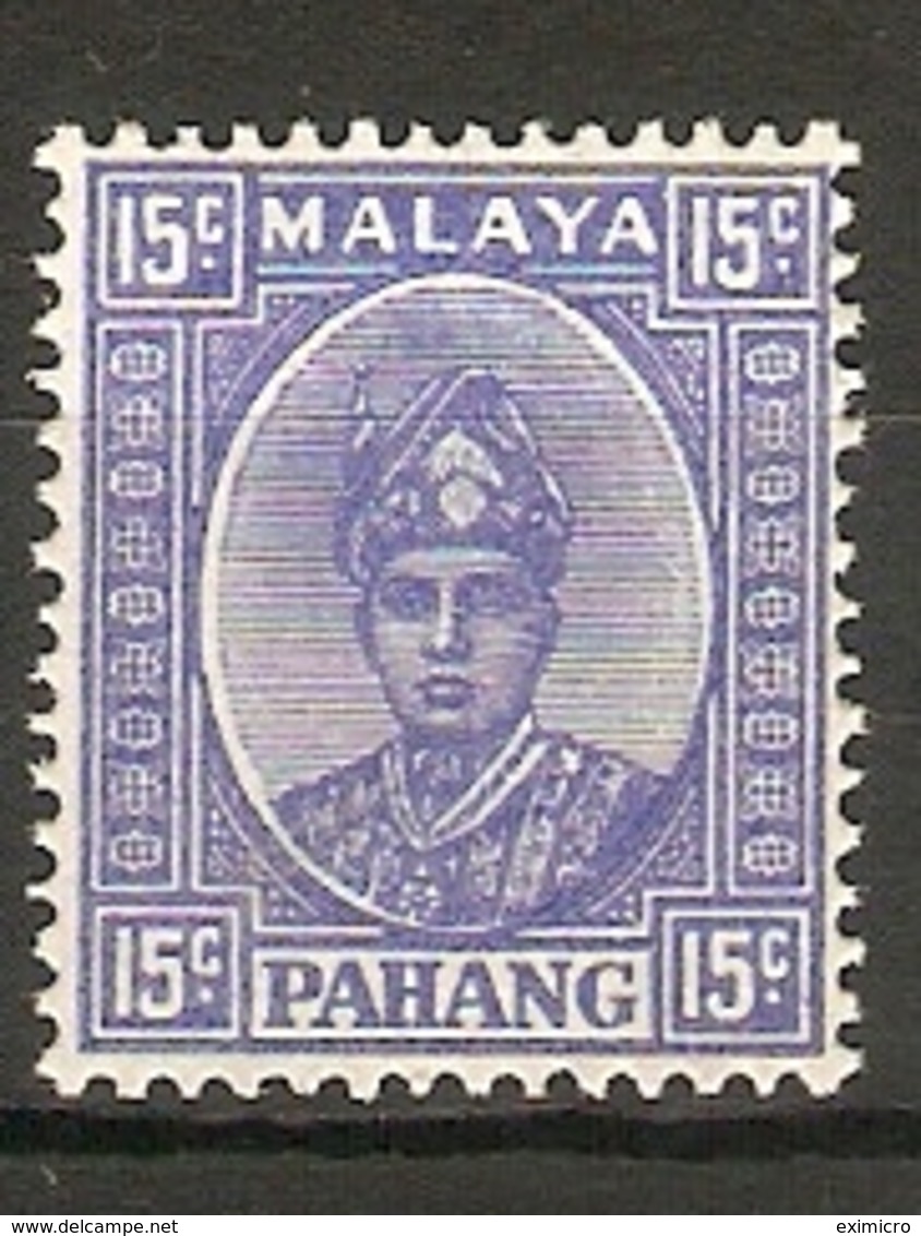 MALAYA PAHANG 1941 15c SG 39 UNMOUNTED MINT - A KEY VALUE OF THE SET - Cat £45 - Pahang