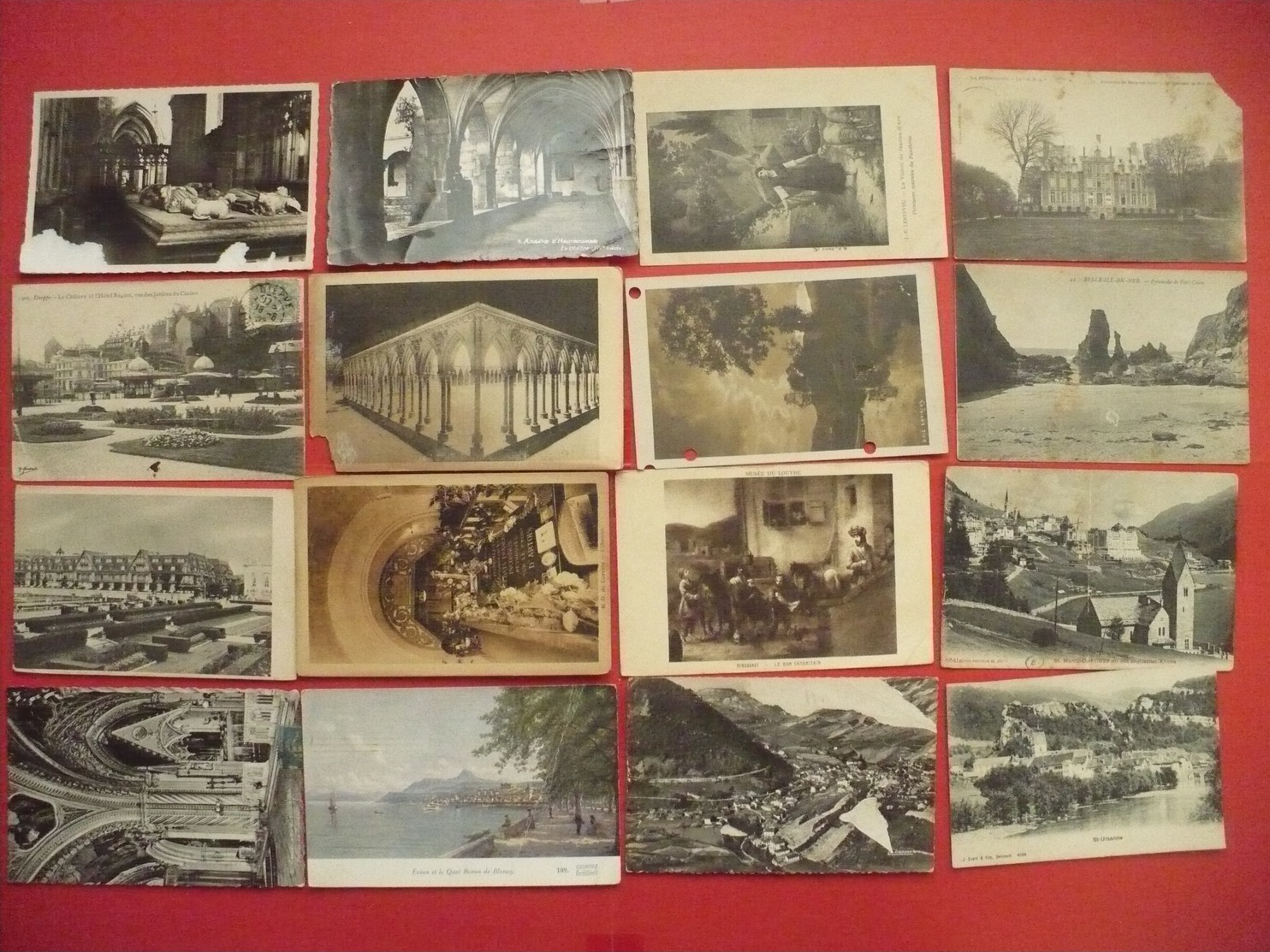 Lot De 120 Cartes Postales Anciennes Abîmées - 5 - 99 Cartes