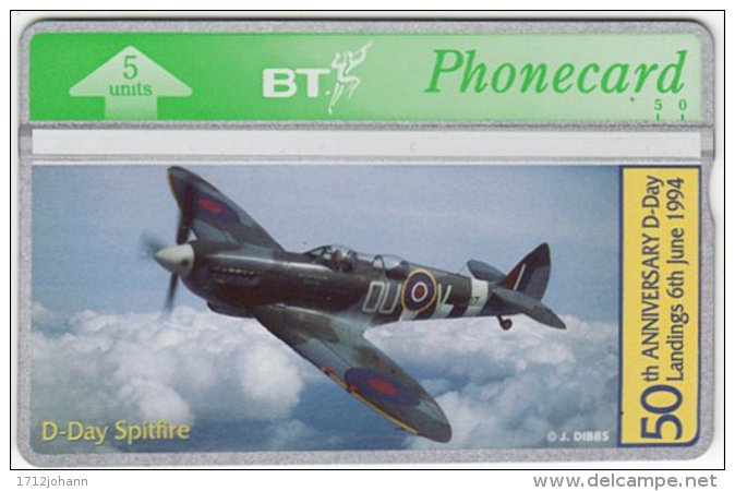 GREAT BRITAIN E-171 Hologram BT - Military, Historic Aircraft - 405B - MINT - BT Emissions Privées