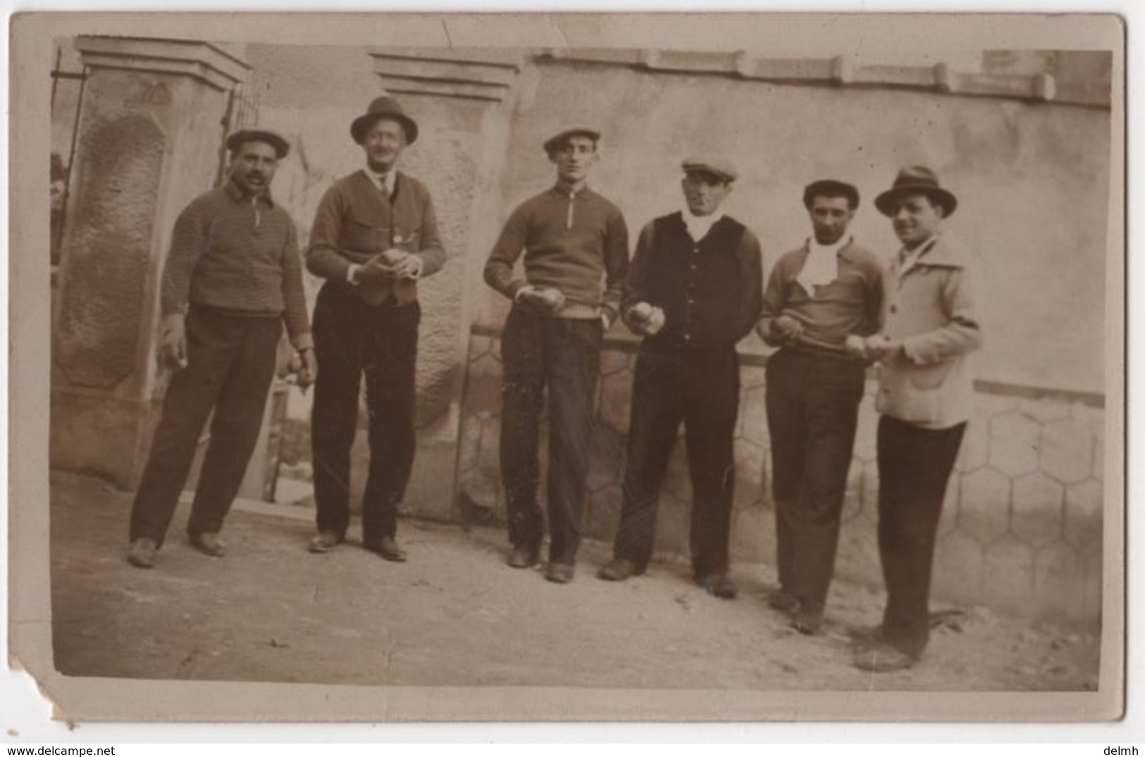 Carte Photo Boules Pétanque Lieu à Identifier - Bowls