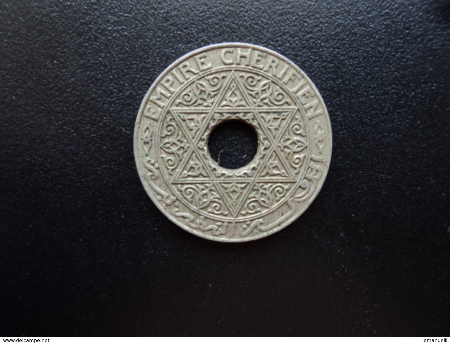 MAROC : 25 CENTIMES  ND ((1342 )(1924)) Py   Y 34.2 / G.203    TTB - Morocco