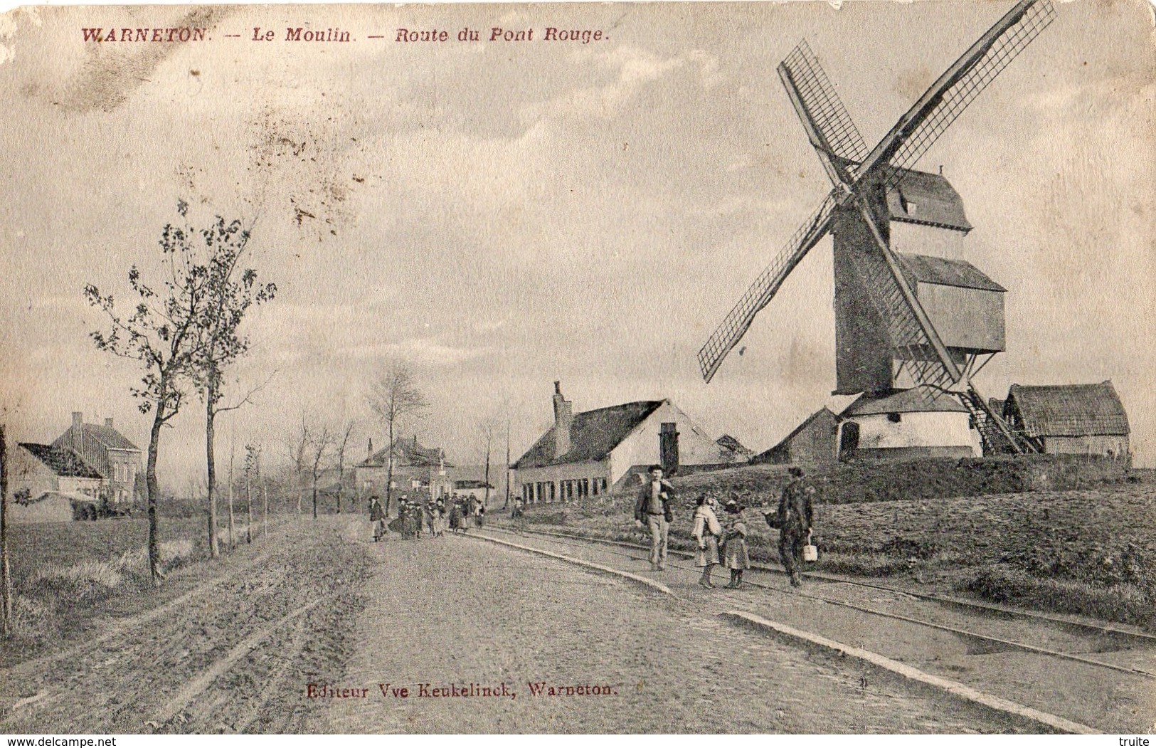 WARNETON LE MOULIN ROUTE DU PONT ROUGE - Komen-Waasten