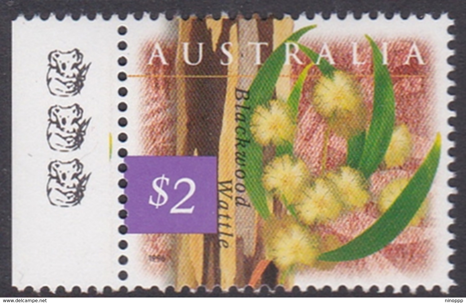 Australia ASC 1562 Australia, $2.00 Wattle 3 Koalas, Mint Never Hinged - Prove & Ristampe