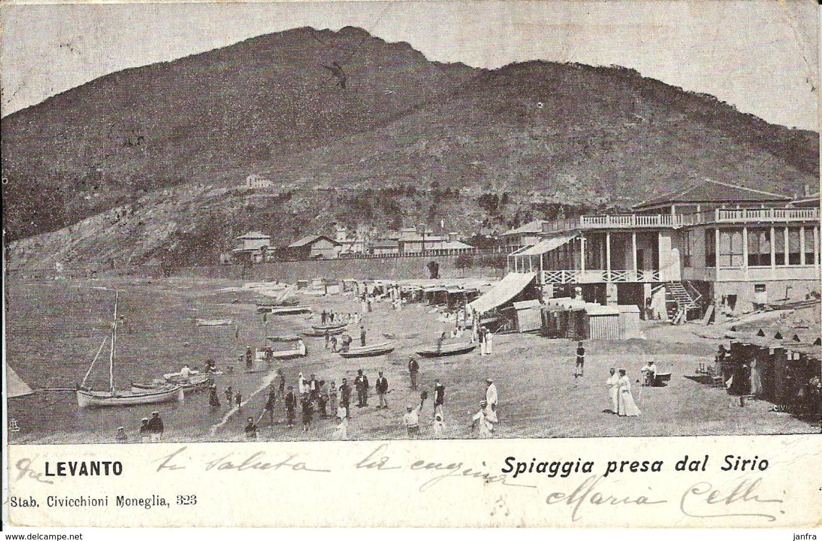 LEVANTO - SPIAGGIA PRESA DAL SIRIO - La Spezia