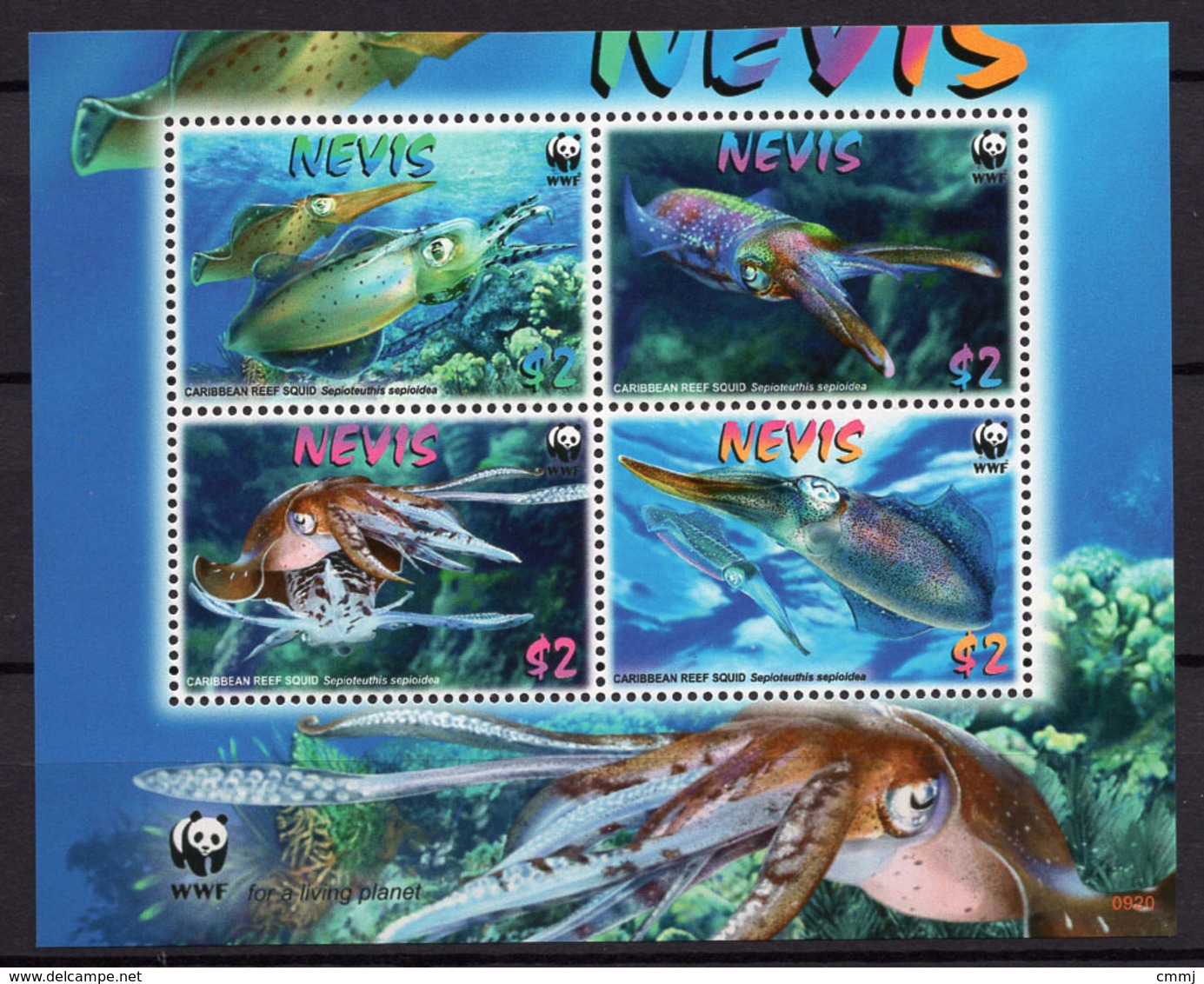 2009 - NEVIS -  Mi. Nr. 2380/2382 - NH - (UP.207.28) - St.Kitts And Nevis ( 1983-...)