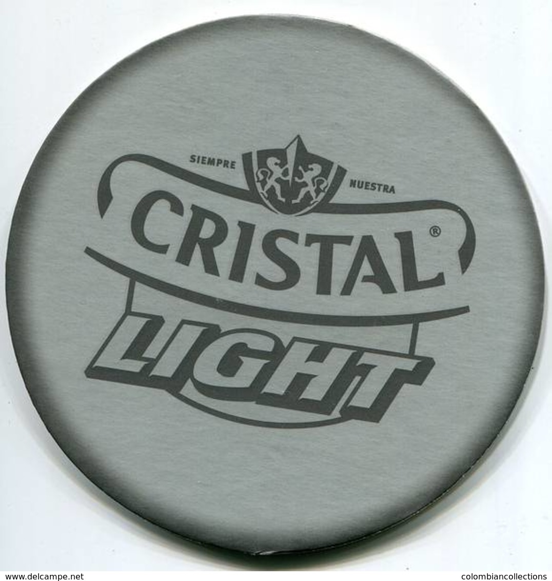 Lote CH24, Chile, Posavaso, Coaster, Cristal, Light, Redonda - Portavasos