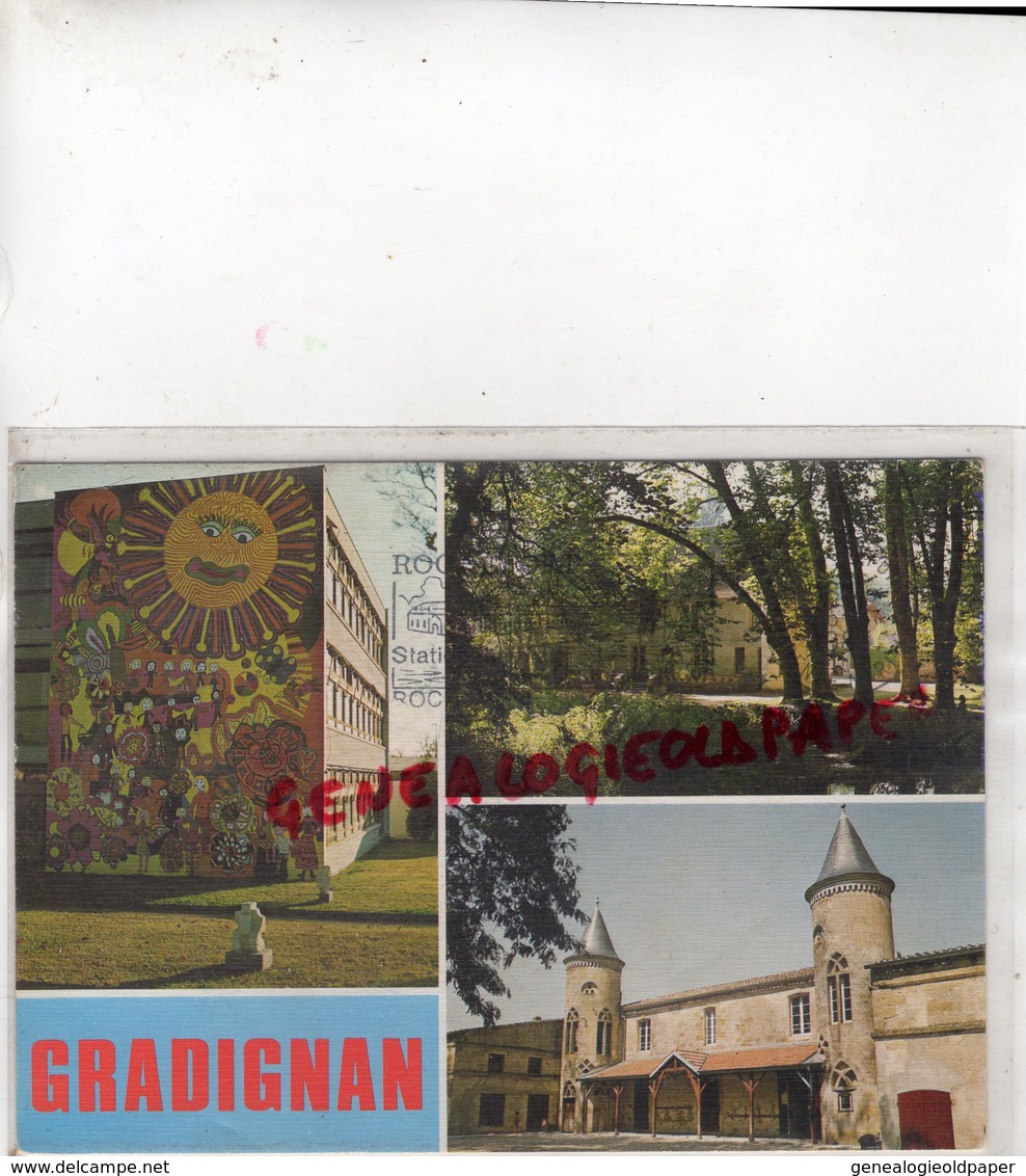 33 - GRADIGNAN -ECOLE SAINT GERY- CHATEAU DE MALARTIC- SOUS BOIS - GIRONDE - Gradignan