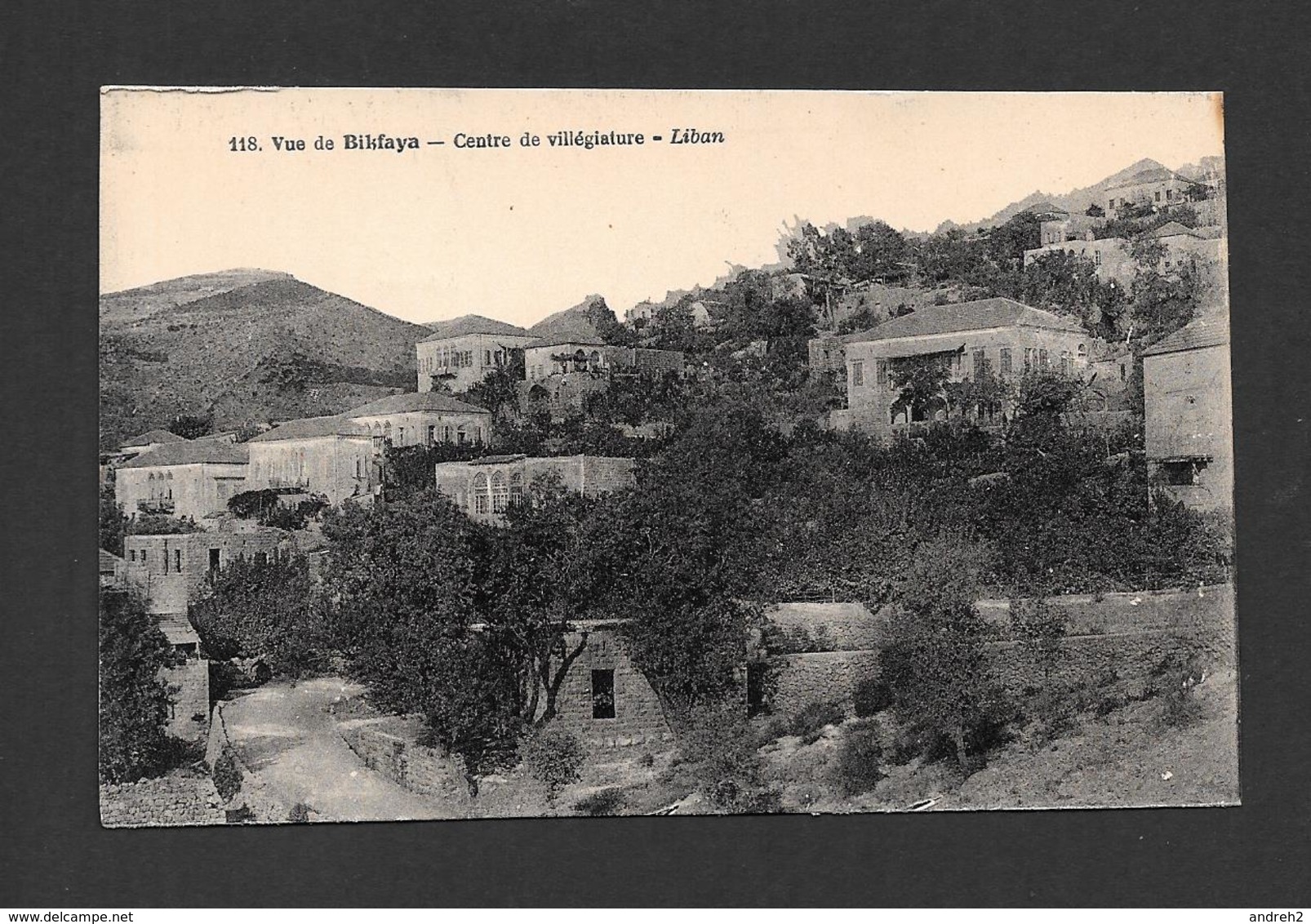 BIKFAYA - LIBAN - CENTRE DE VILLÉGIATURE - PAR VAHAN H. OUZOUNIAN - Liban