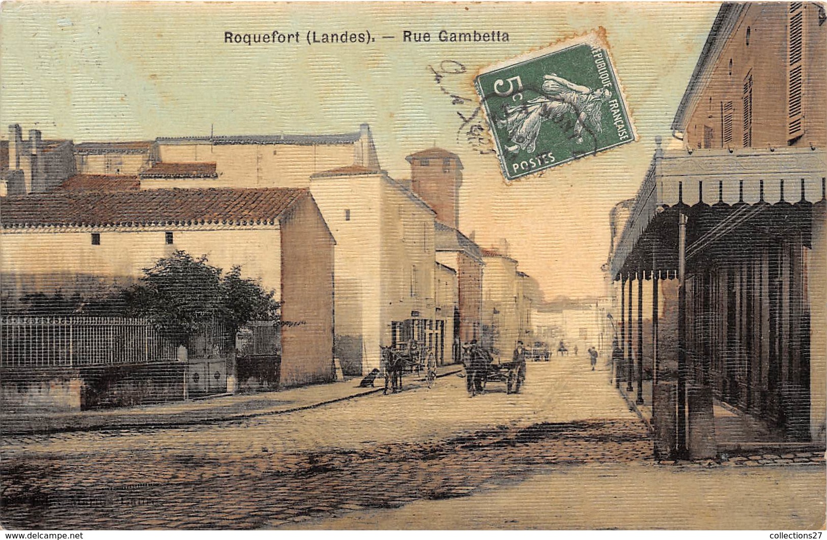 40-ROQUEFORT- RUE GAMBETTA - Roquefort