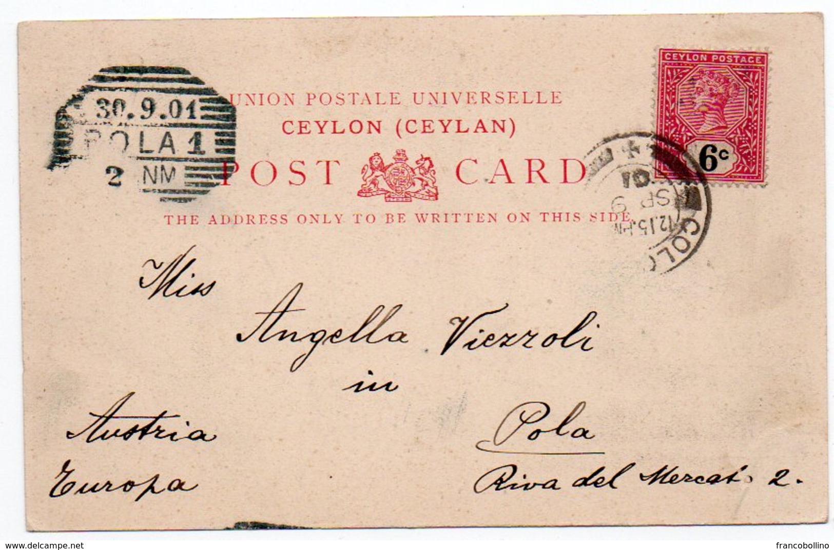 CEYLON/CEYLAN/SRI LANKA - COLOMBO - PETTAH / MARKET - 1901 - Sri Lanka (Ceylon)