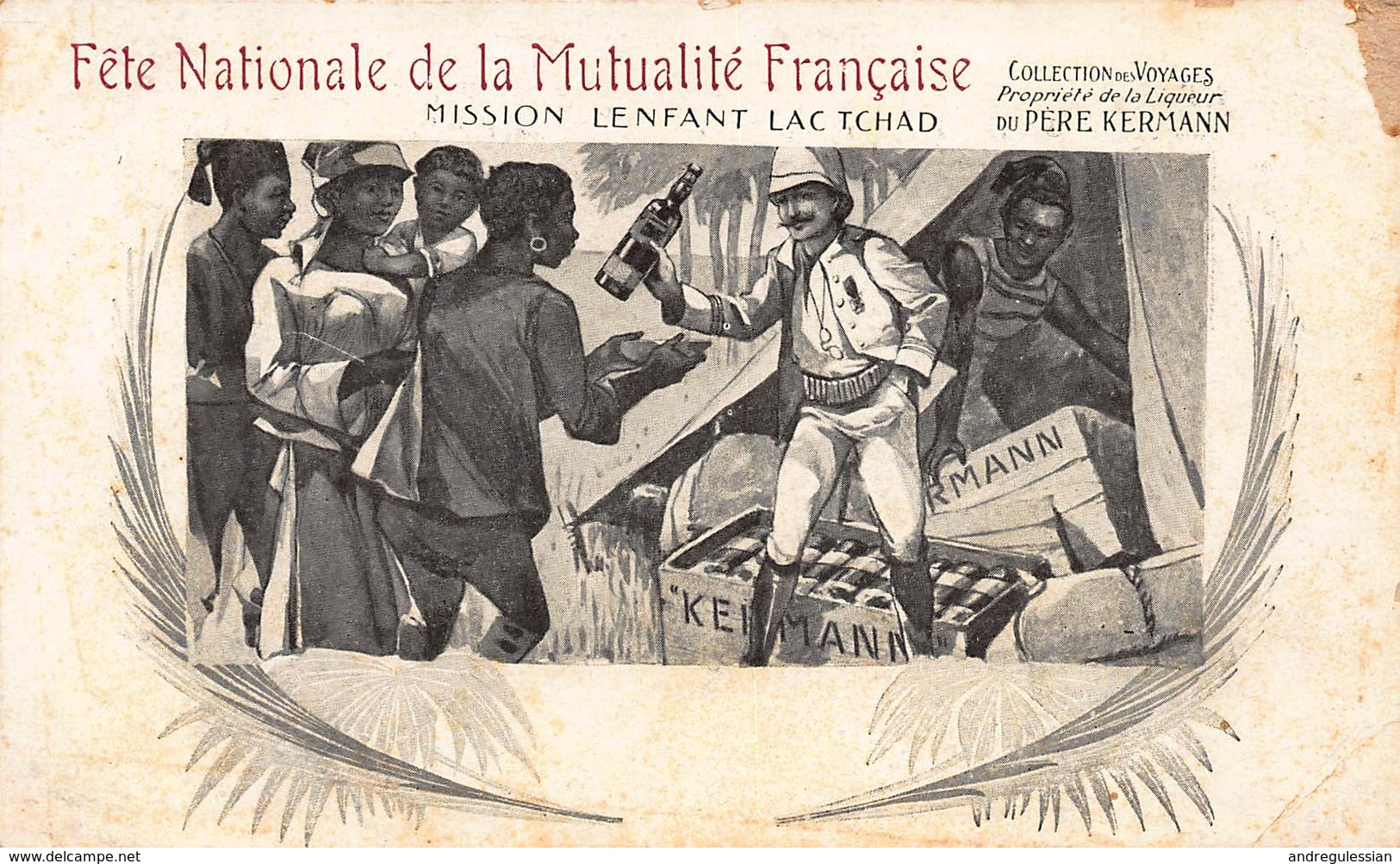 CPA Fête Nationale De La Mutualité Française - Mission Lenfant Lac Tchad - Tsjaad