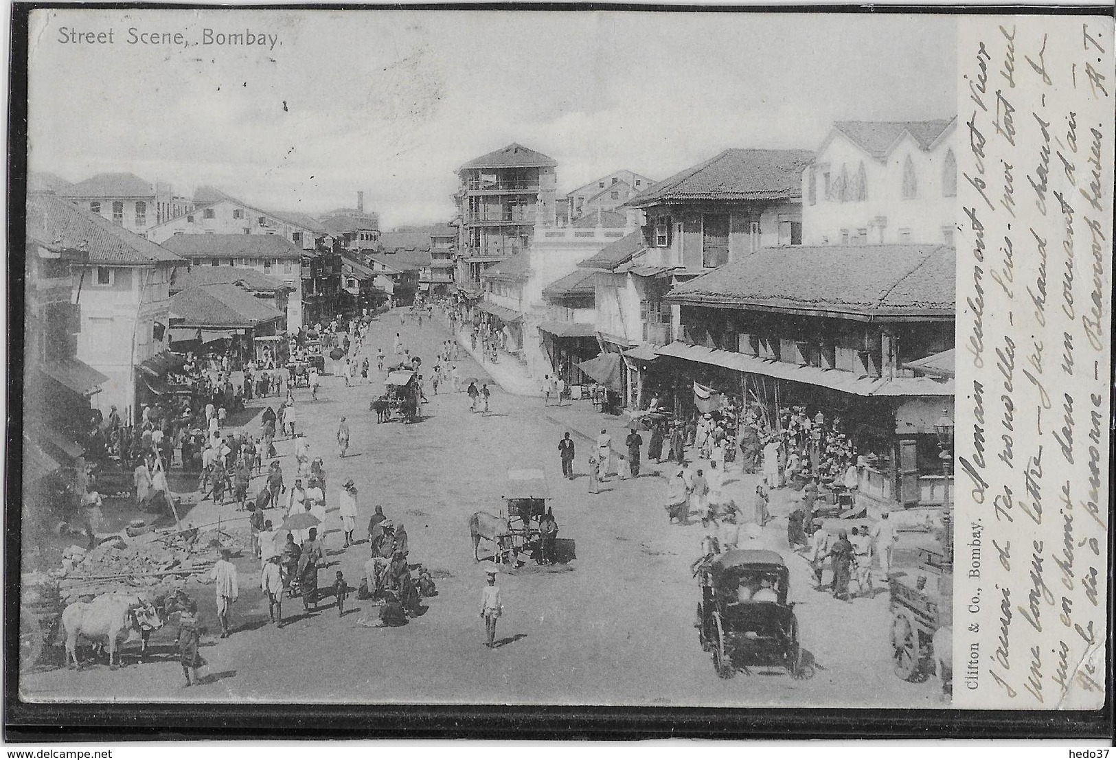 Inde - Bombay - Street Scene - Inde