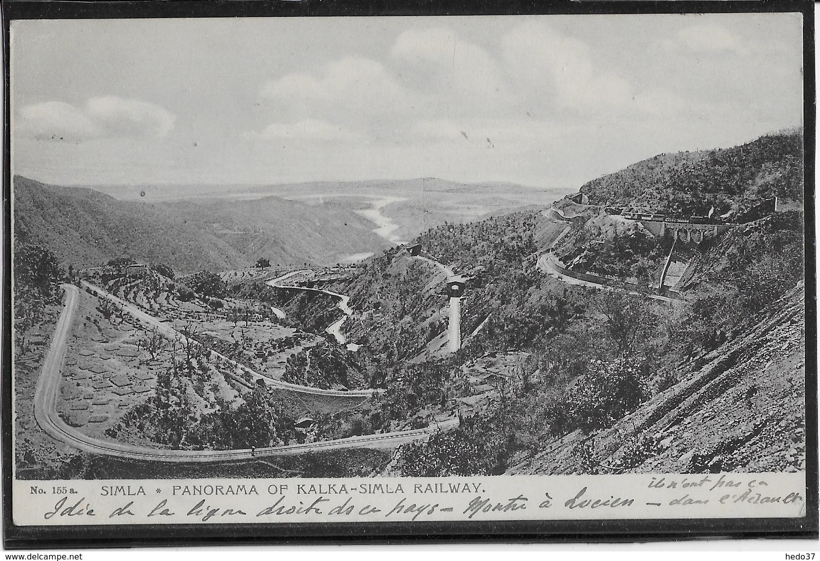 Inde - Simla - Panorama Of Kalka-Simla Railway - Inde