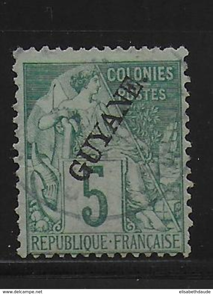 GUYANE - YT N° 19 OBLITERE - COTE = 37 EUR. - Oblitérés