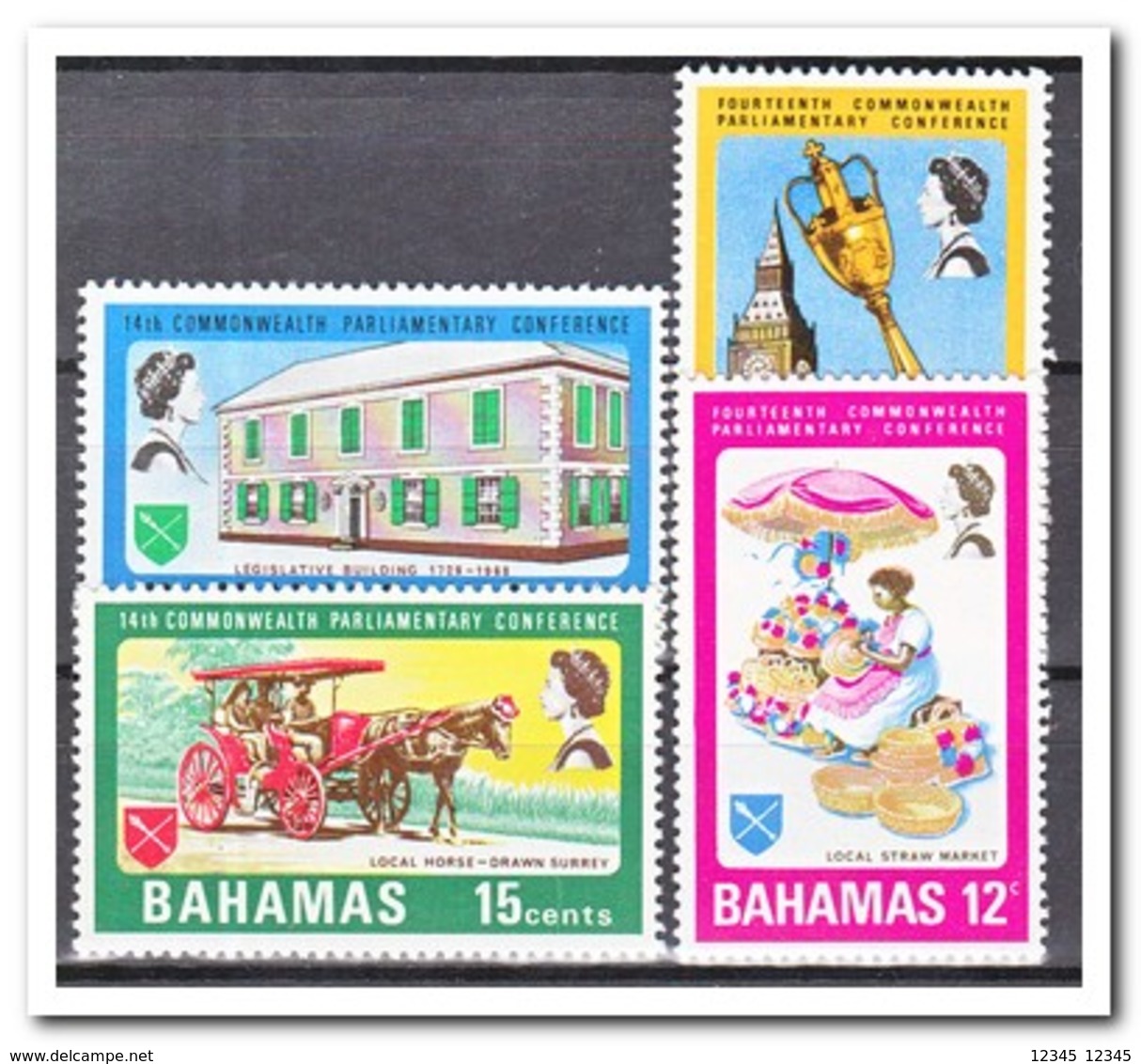 Bahama's 1968, Postfris MNH, Parliamentary Commonwealth Conference - Bahama's (1973-...)